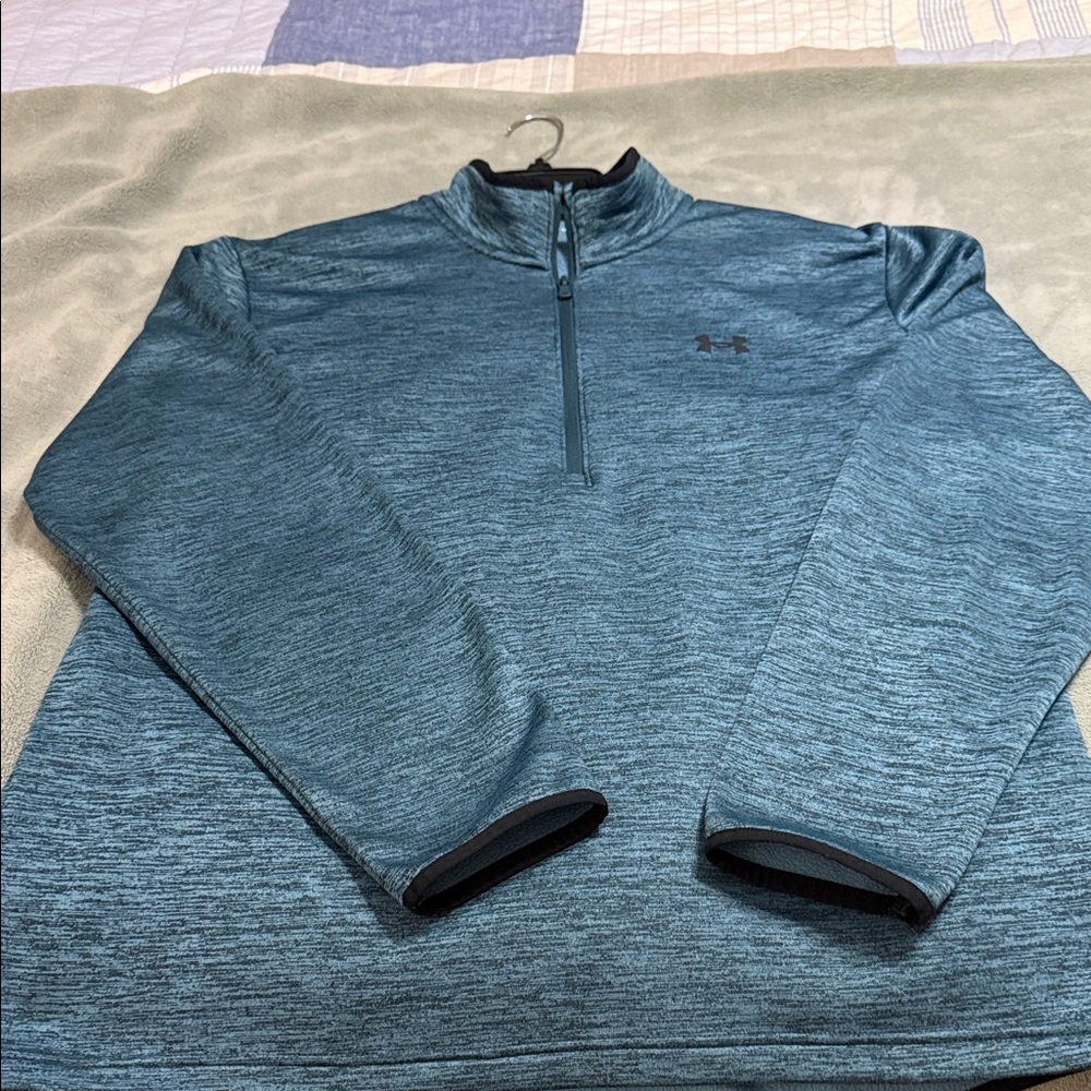 Under Armour Men's Teal Heather Quarter-Zip Jacket